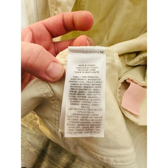 LAUREN RALPH LAUREN Off-White Denim Shirt Dress Front Button Katelin Dress 6 - Picture 11 of 15